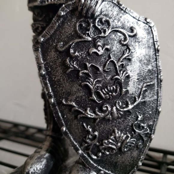 ⚜️ Medieval Templar Knight Warrior Sculptures ⚜️ 👑 ☠️ 4 pc Warrior Set  ☠️ 👑 - Picture 5 of 11